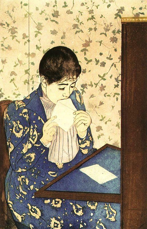 Mary Cassatt The Letter